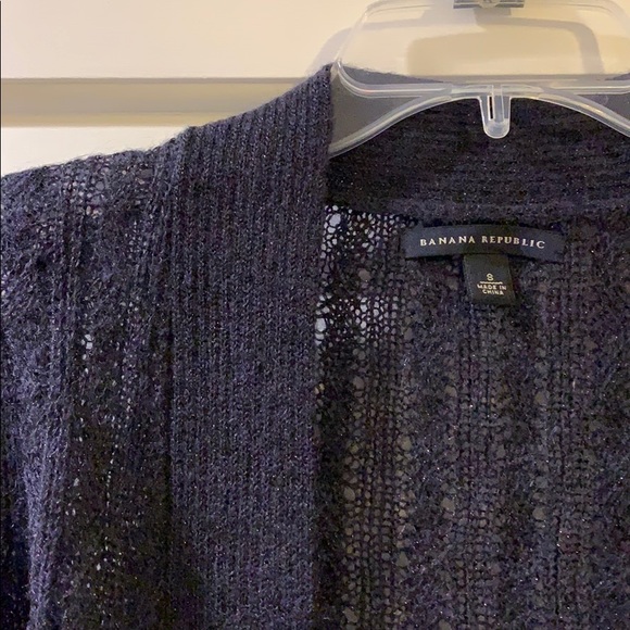 Banana Republic Navy Sparkle Sweater - Picture 2 of 5